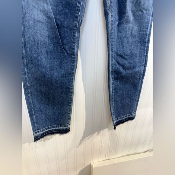 Citizens of Humanity Jeans Rocket Crop High Rise Skinny Raw Hem Stretch - Picture 3 of 9